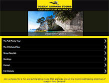 Tablet Screenshot of oceanleopardtours.co.nz